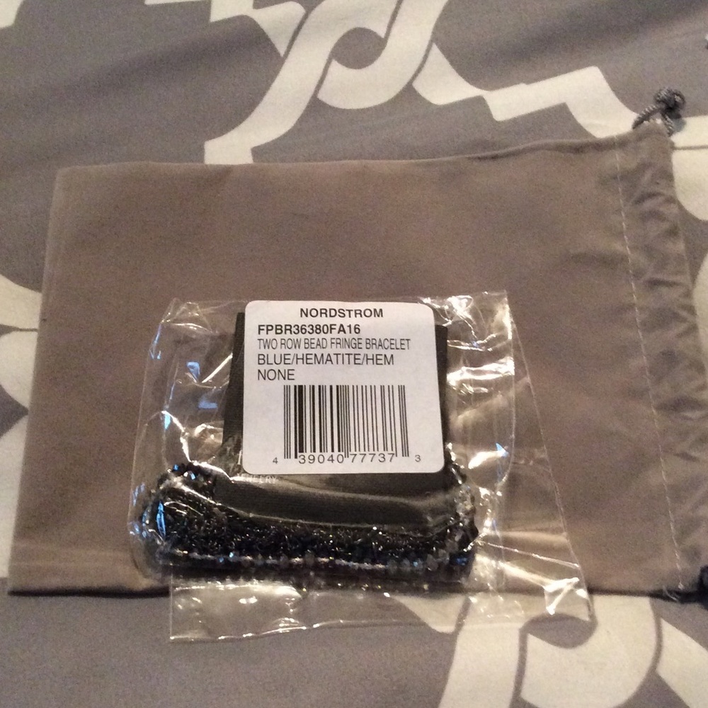 Free press jewelry two row bread fringe bracelet.