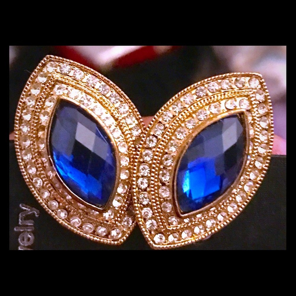 beautiful blue studs