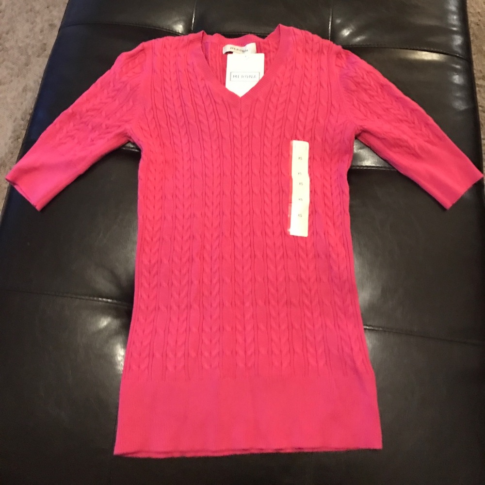 Cable knit sweater