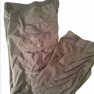 Lululemon waterproof/lined all weather pants.