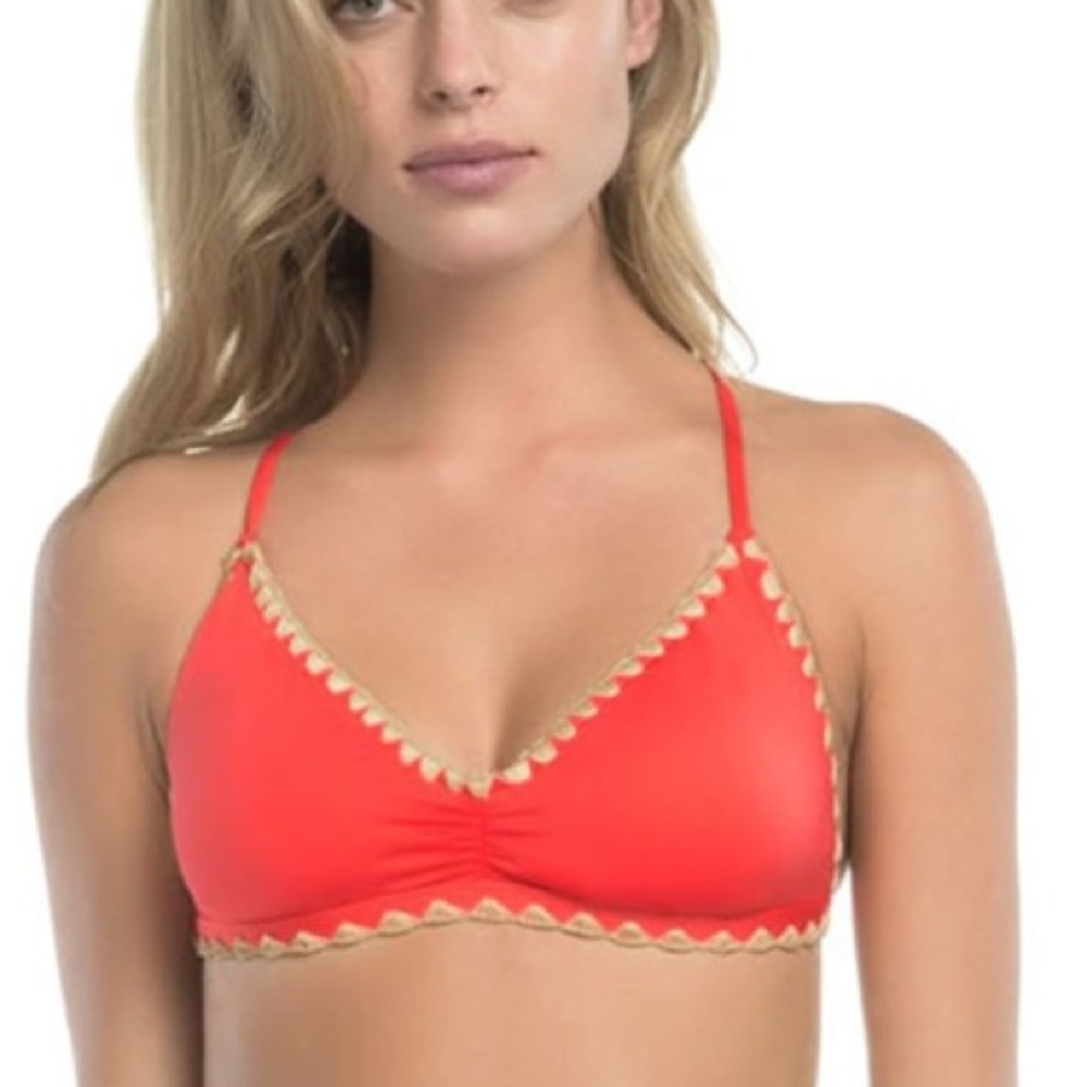 Cross back bikini top