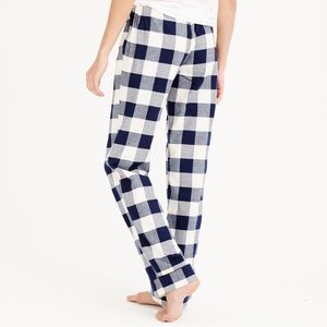 JCrew Buffalo Check Flannel Pajama Pants