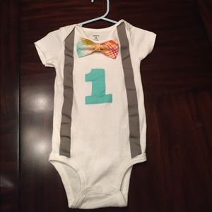 First birthday onesie