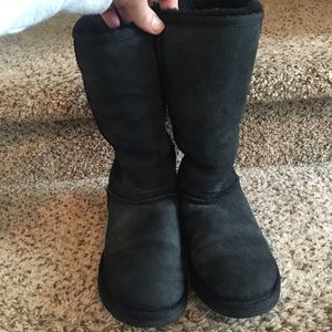 Authentic black tall UGGS for half price!!!!