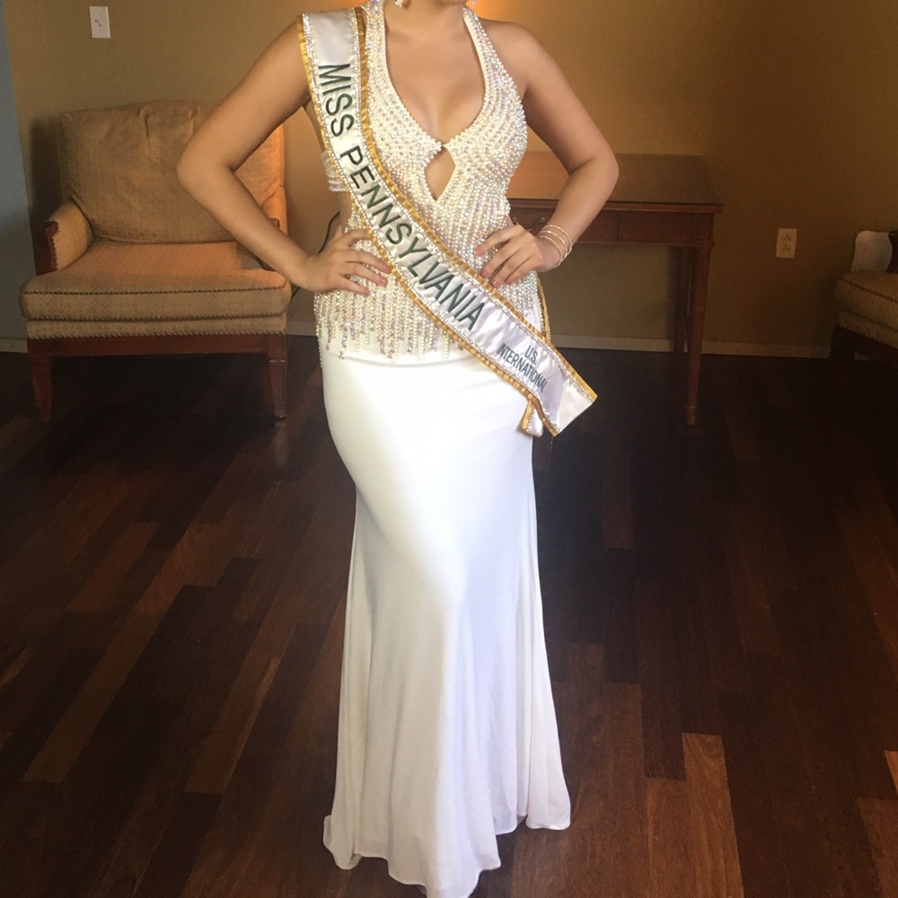 White "Colors" gown for sale