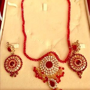 Fancy Kundan Stone Studded set
