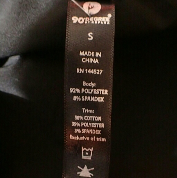 90 Degree Black Zip Up Jacket S - NWT - Picture 3 of 4