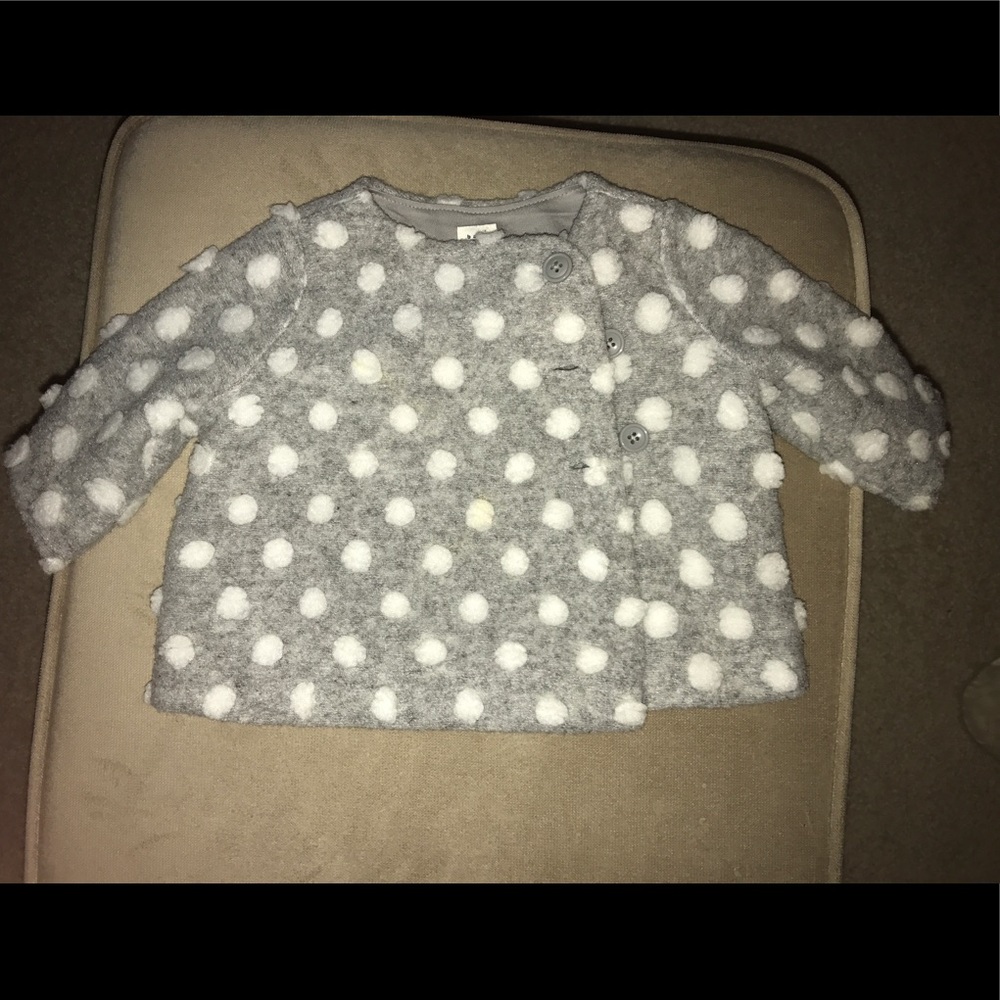 Baby Gap polka dot girls jacket