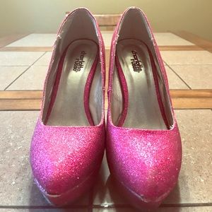 Glittery shoes