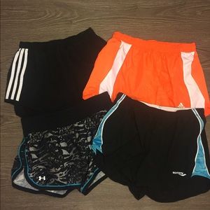 PRICE DROP 🔥 Lot of 4 Famous Brand Running Shorts
