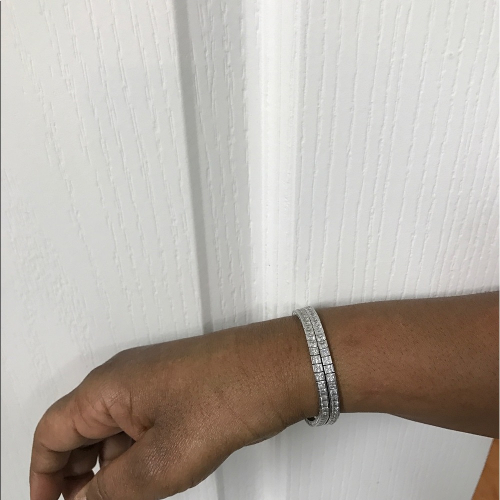 2 Sterling Silver Tennis Bracelets