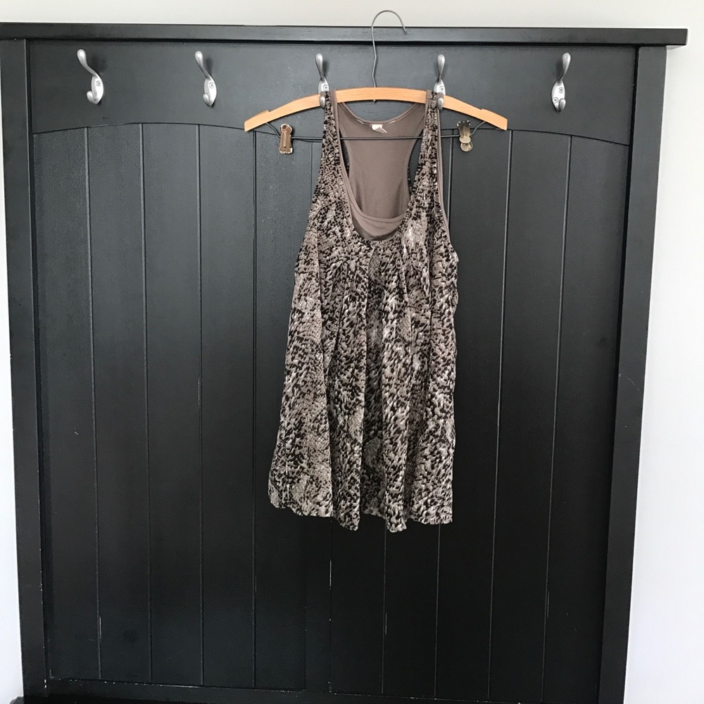 Racer back flirty tank