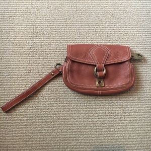 Marc Jacobs Tan Wristlet Clutch