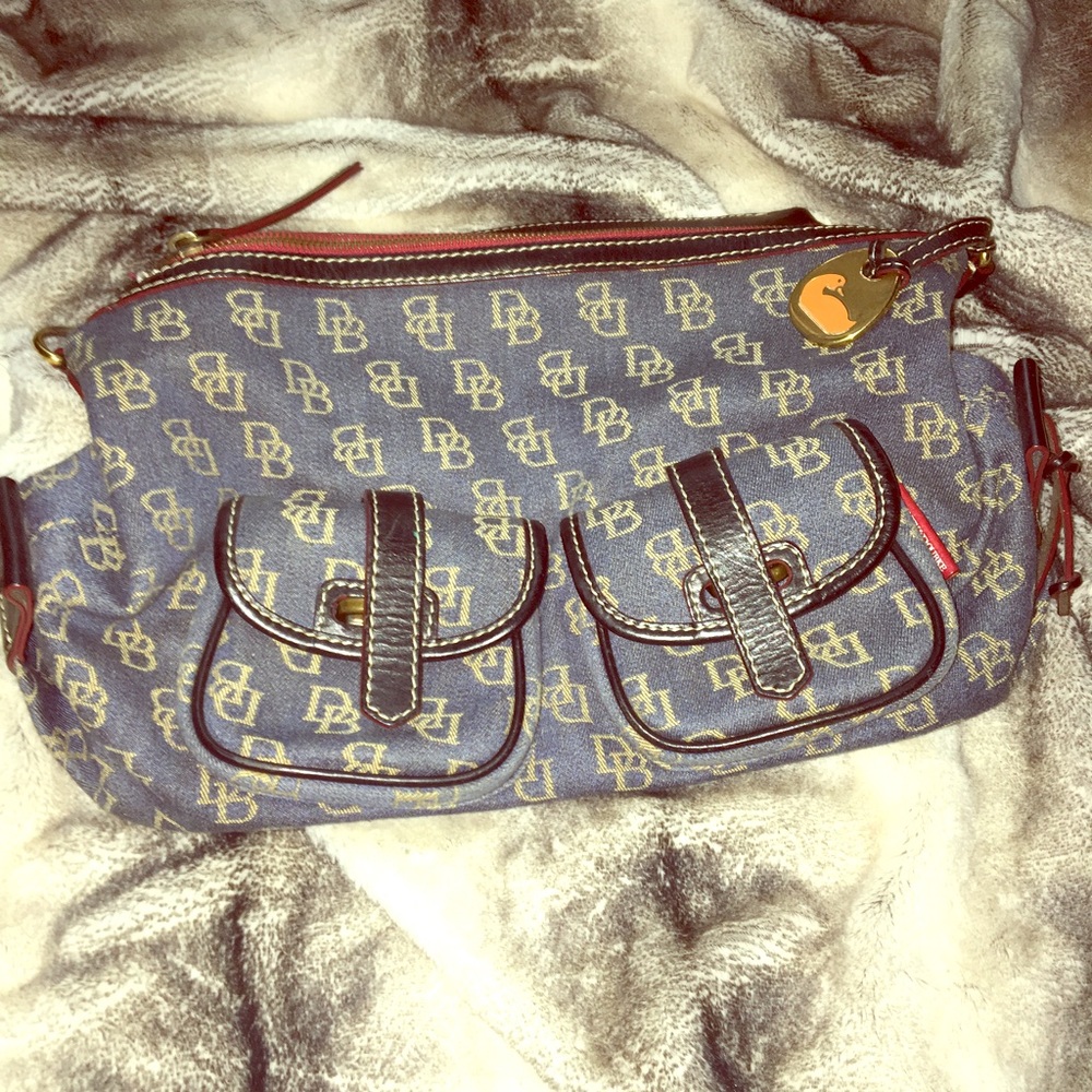 VINTAGE DENIM DOONEY AND BOURKE BAG