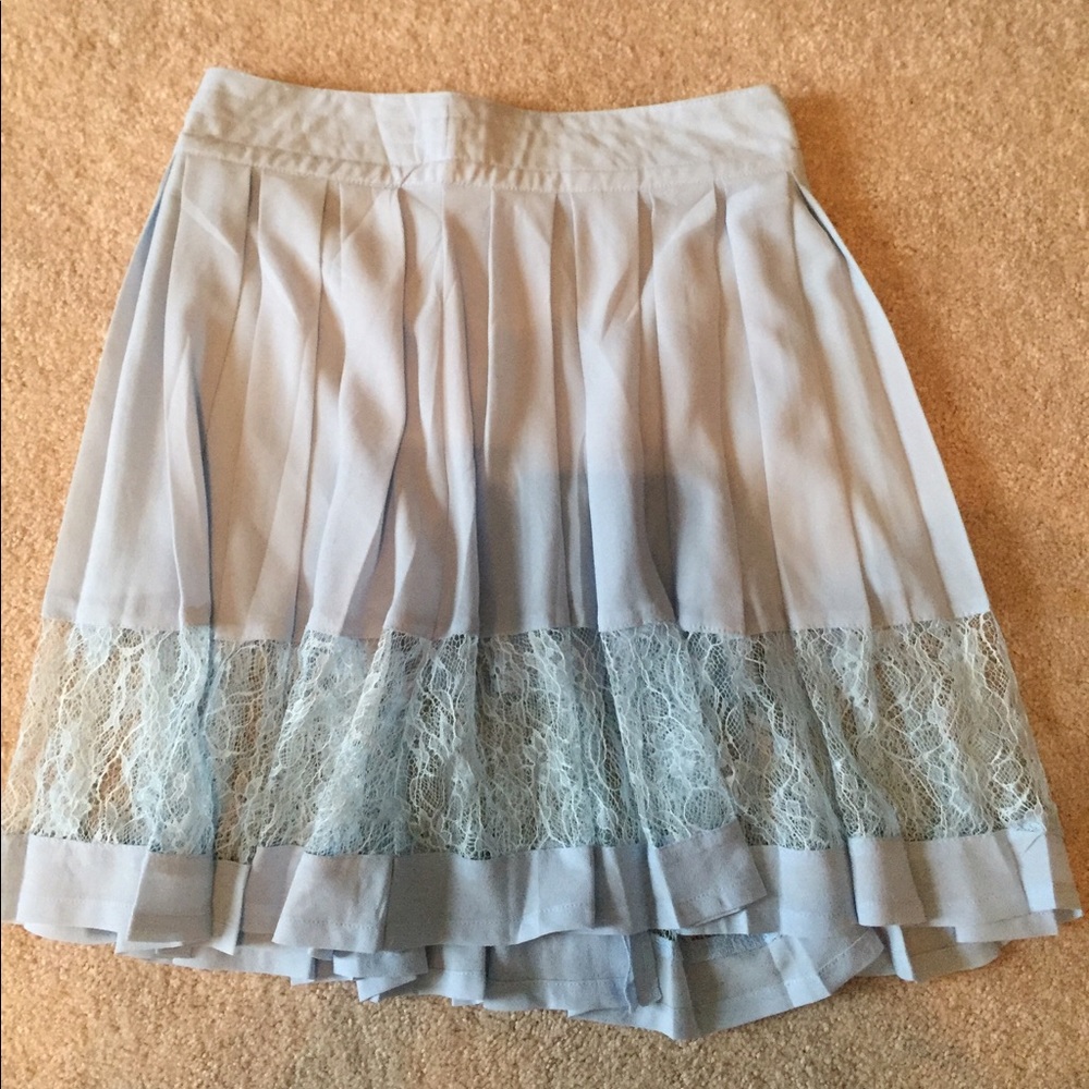 Light blue skirt