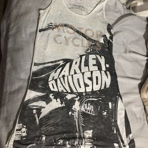 🎁Harley-Davidson burnout style tank