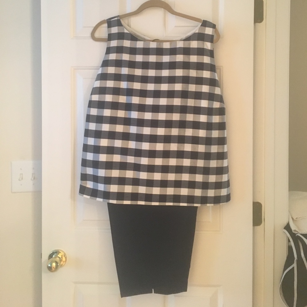 Outfit!  Goes together.  Silk top and Bottom
