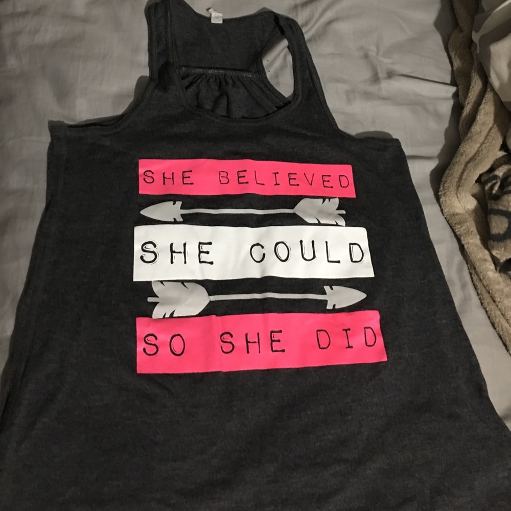 She believed she could so she did tank