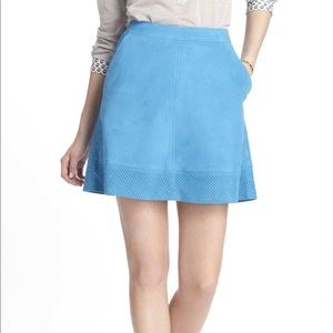 Suede skirt