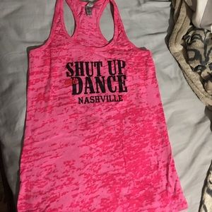Shut up and dance tank