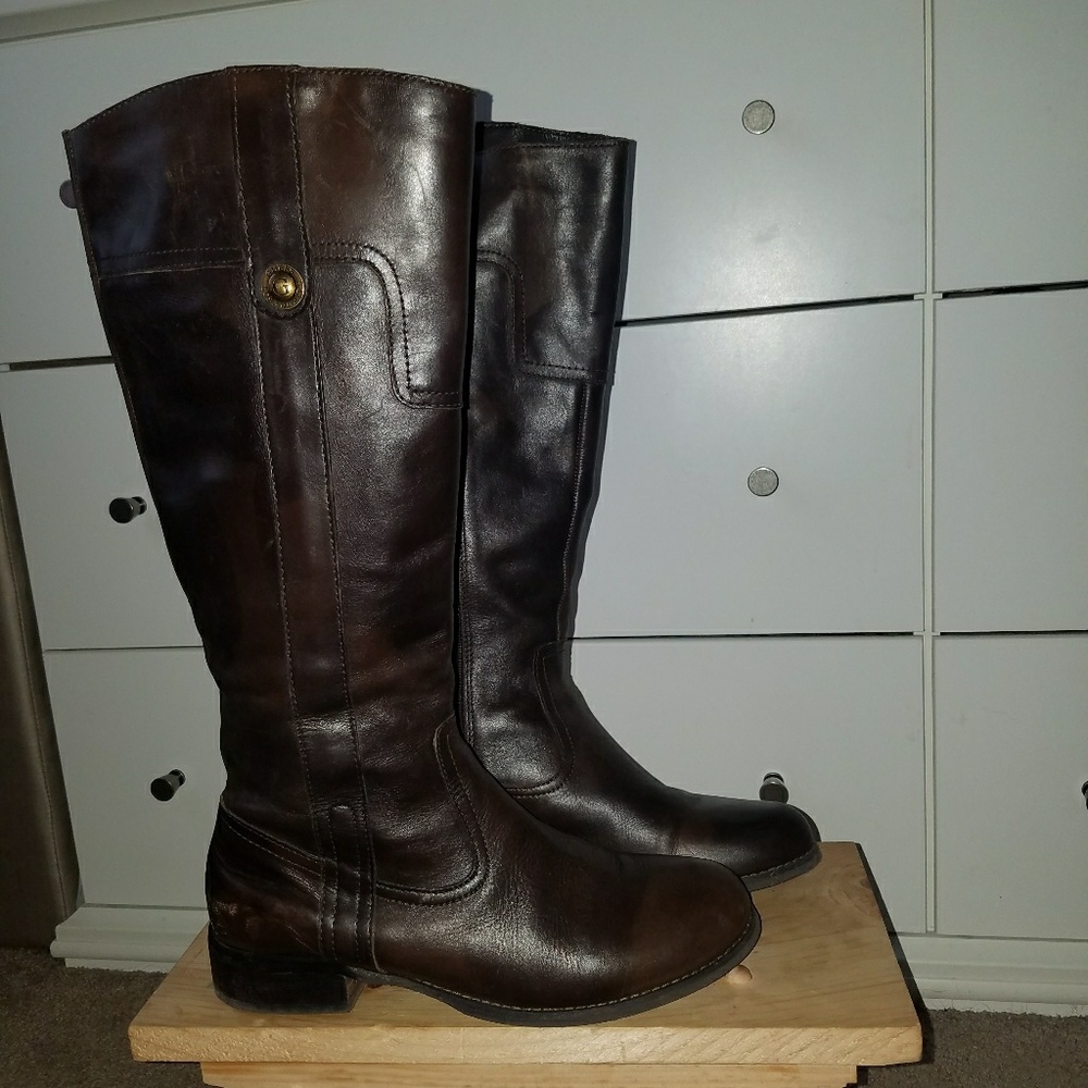 guess leather boots