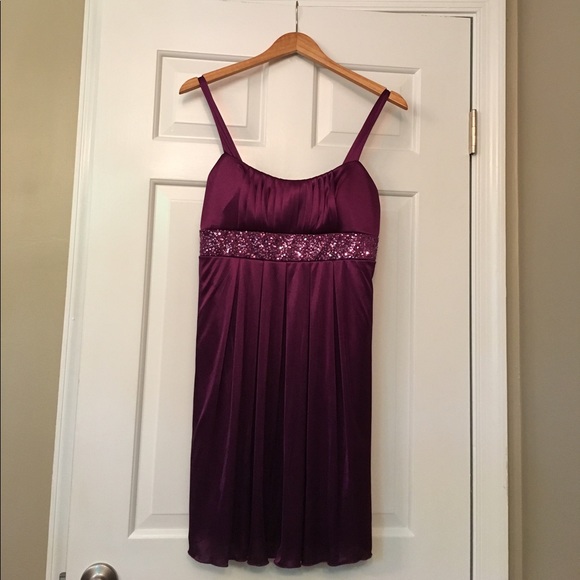 Rampage Plum Cocktail Dress - Picture 2 of 5