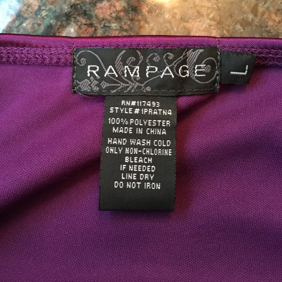 Rampage Plum Cocktail Dress - Picture 5 of 5