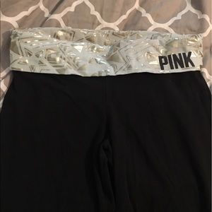 Pink Victoria's Secret yoga pants