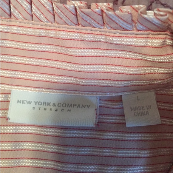 Size L New York & Company button down shirt - Picture 2 of 5