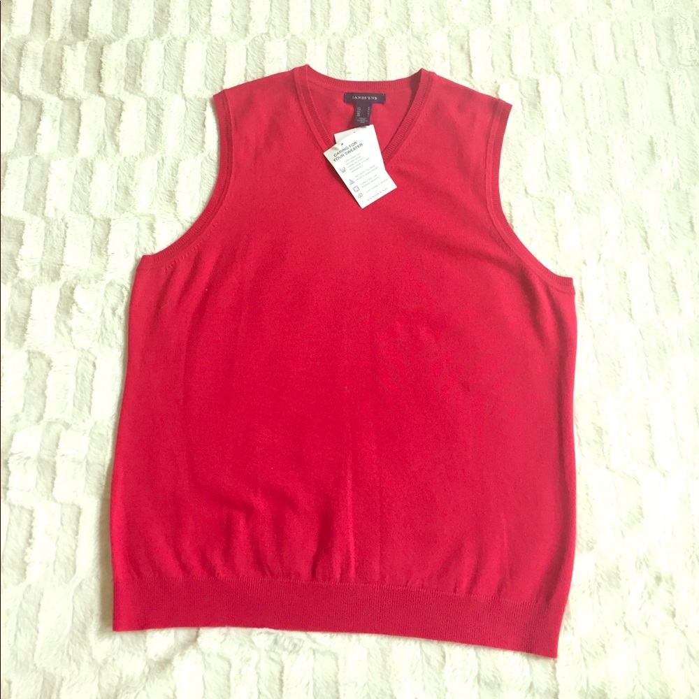 Land's End sweater vest
