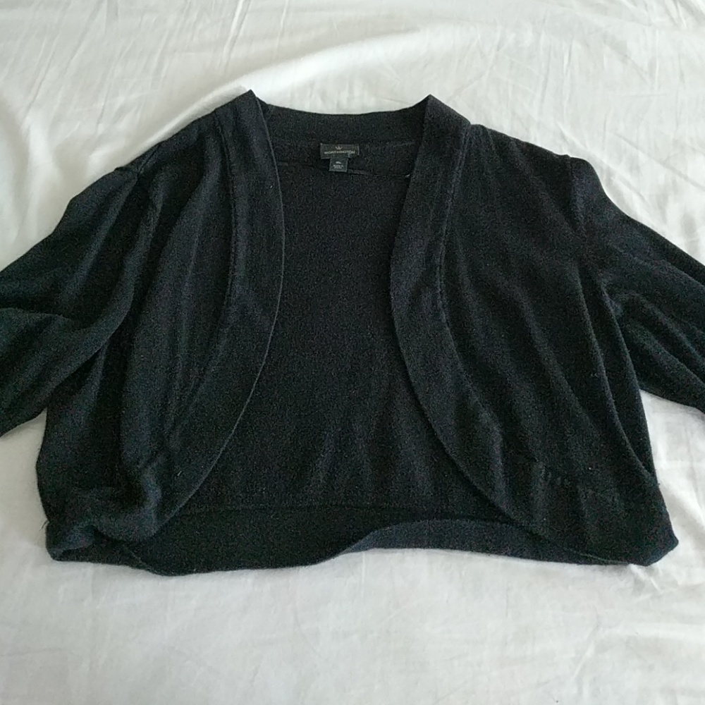 CLEARANCE!!! Worthington Black Shrug