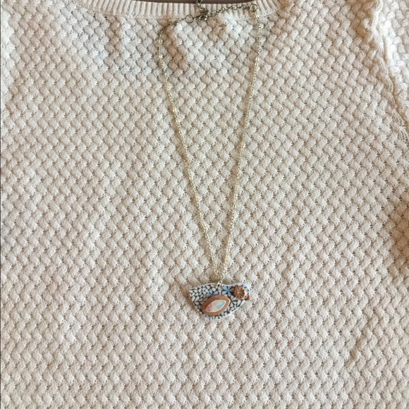 Clay Bird Necklace - Picture 2 of 3