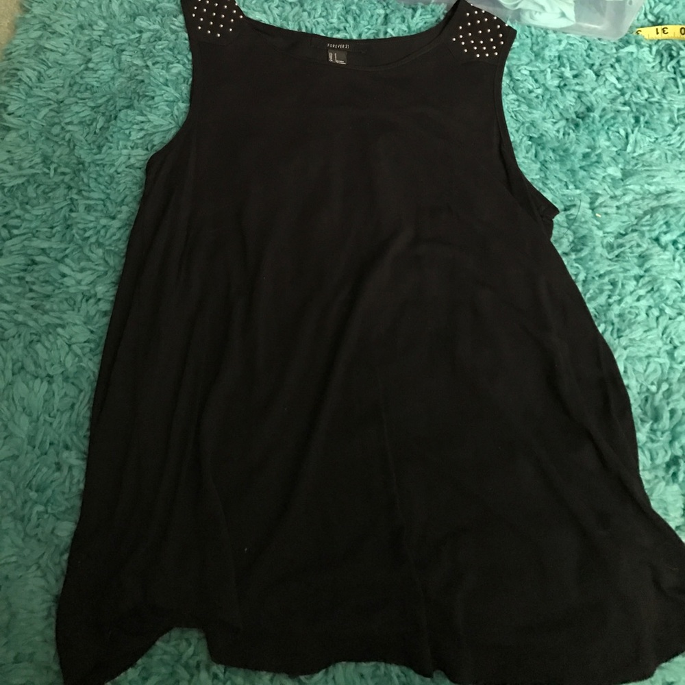 Studded Tunic Top