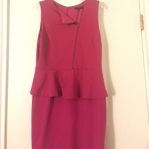 Banana Republic Pink Peplum Dress
