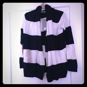 Open front sweater cardigan
