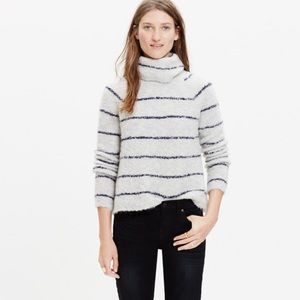 Madewell Roundtrip Turtleneck Sweater in Stripe