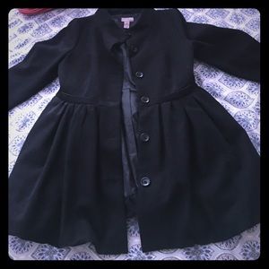 H&M babydoll wool coat
