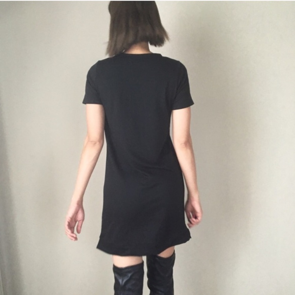 Basic chic lace up mini dress - Picture 3 of 3