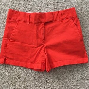 Loft orange shorts