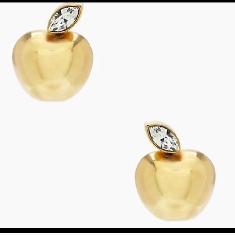 Apple Gold Fashion Earrings