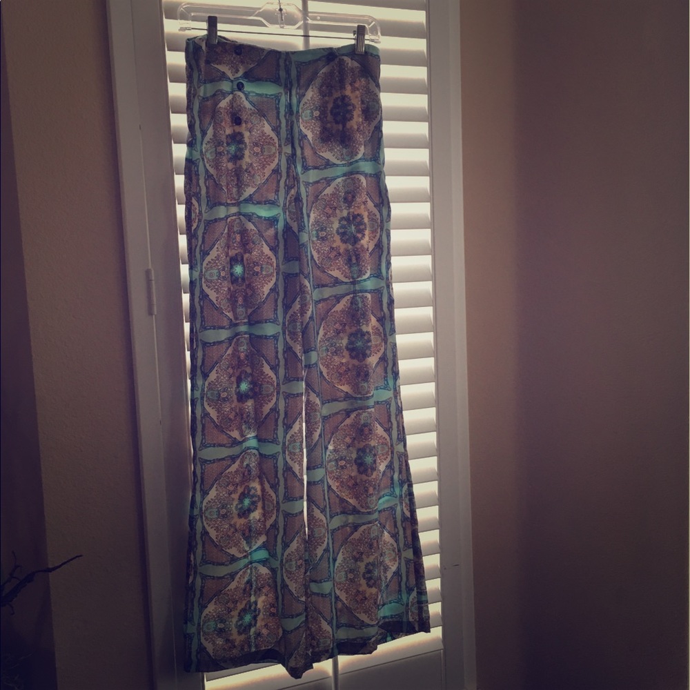Printed sailor cut spring pants!