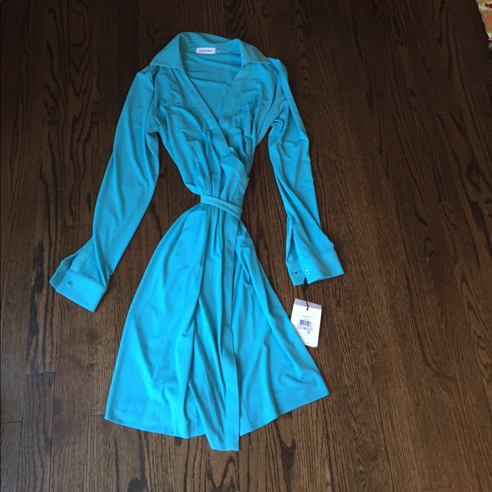 Calvin Klein wrap dress size 6