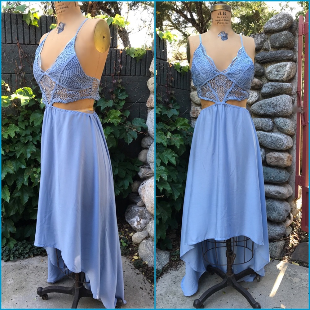 Crochet Cut-Out Hi-Lo Hem - Picture 4 of 8