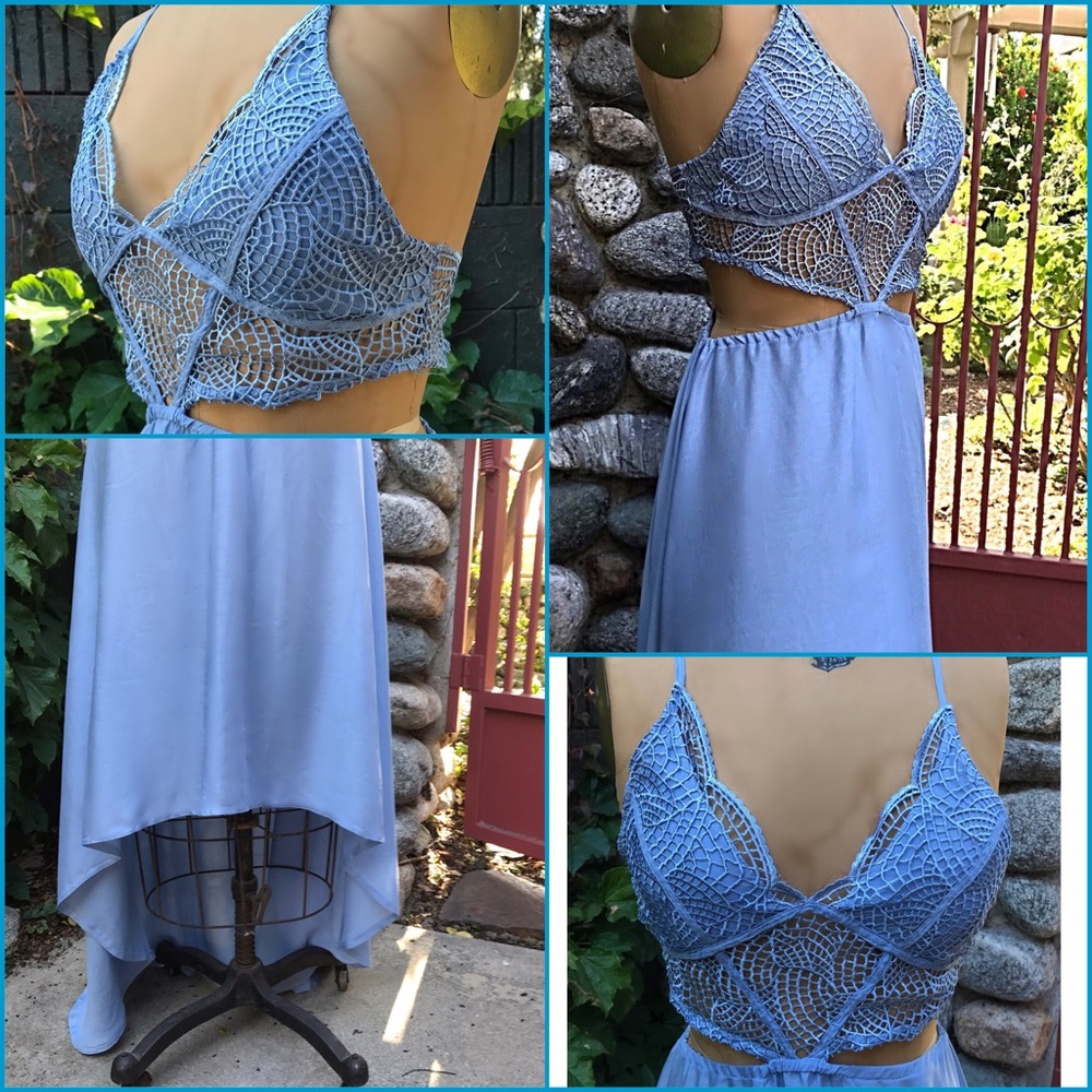 Crochet Cut-Out Hi-Lo Hem - Picture 6 of 8