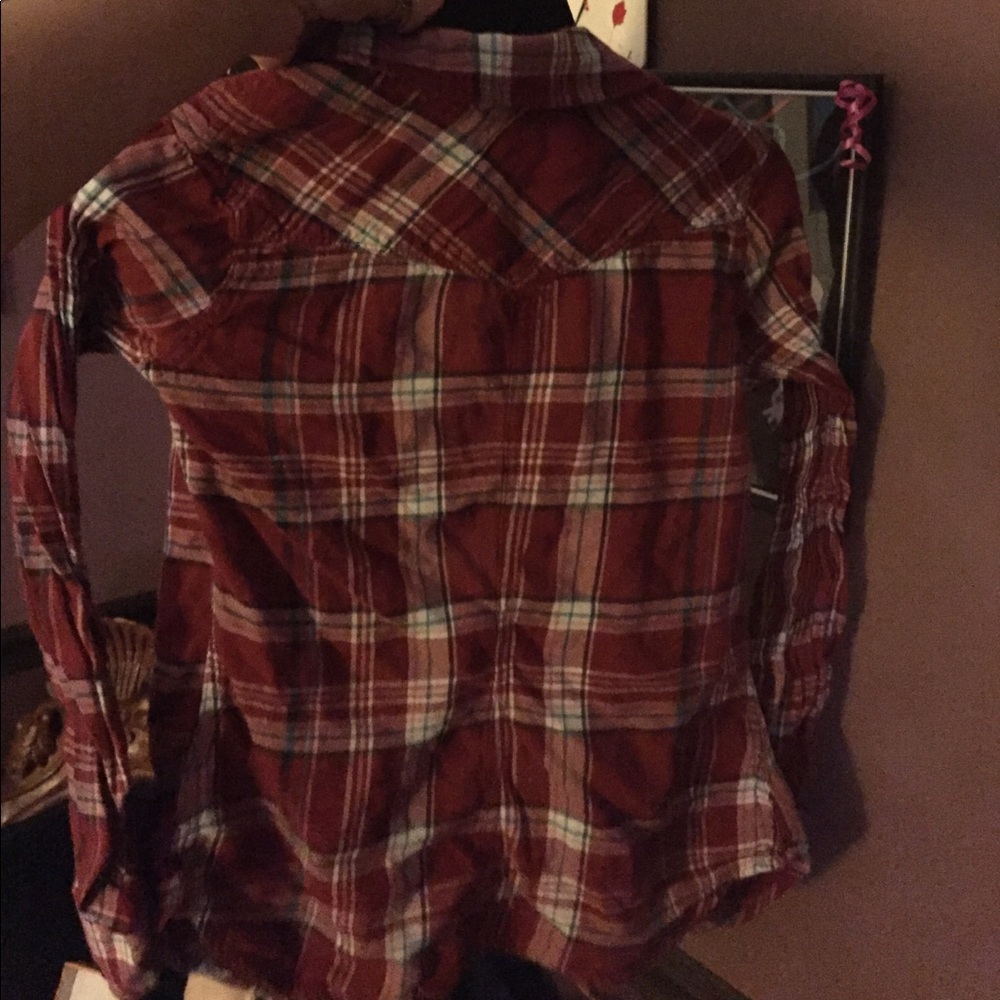 Plaid collared button up - Picture 2 of 2