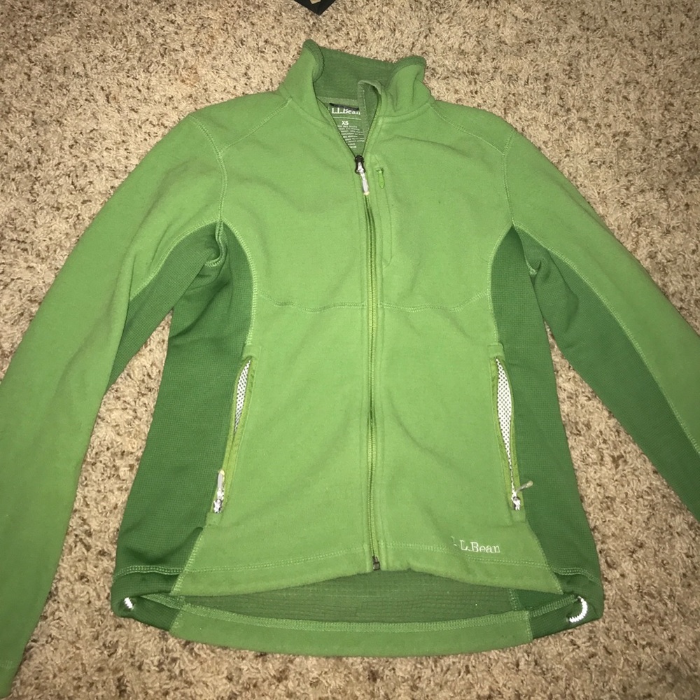 Green L.L bean jacket