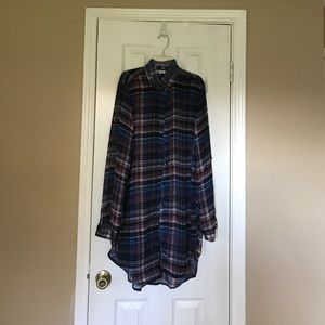 Plaid Tunic