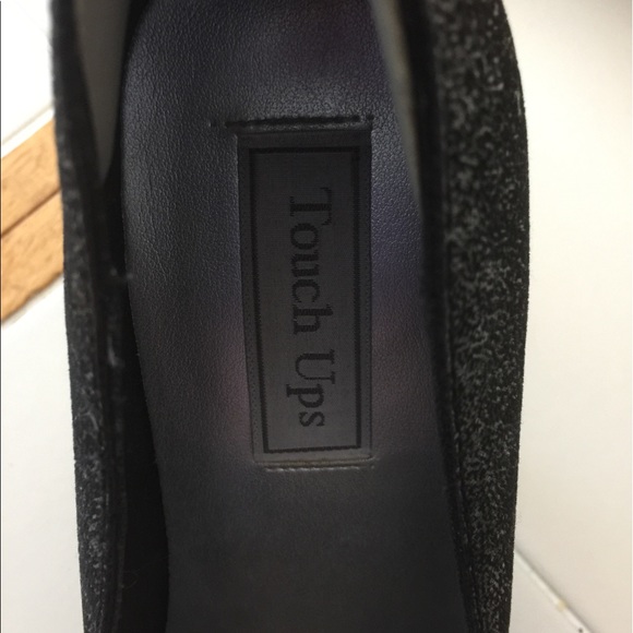 TouchUps Candice Black Shimmering Pumps Size 9 - Picture 6 of 6