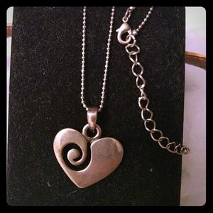 Beautiful heart charm necklace
