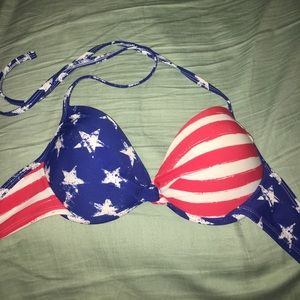 Xhilaration American Flag Push-Up Bikini